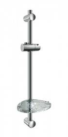 Штанга для душа Baltic с мыльницей, d 25мм, L=60см