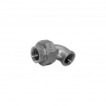 Американка угловая нержавеющая AISI 304 (CF8) PN16, с прокладкой PTFE Вн.-Вн.