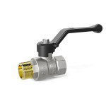 Кран шаровой латунный LD Pride ВР-НР рычаг силуминовый (новая конструкция)