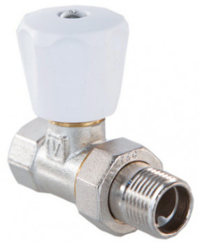 Клапан ручной регулировки прямой для радиатора, компактный ВР-НР VT.008.LN