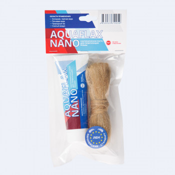 Монтажный комплект для уплотнения резьбовых соединений Aquaflax Nano