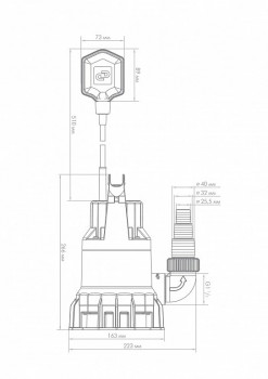 Насос дренажный 115/5 ДЖИЛЕКС фекальник