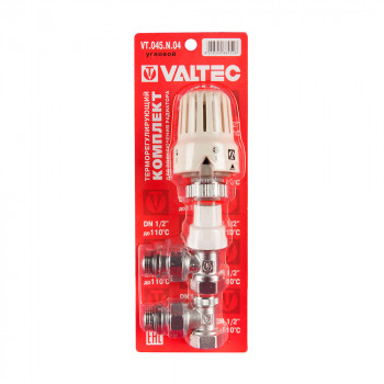 Комплект терморегулирующего оборудования для радиатора угловой, Valtec
