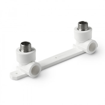 Водорозетка двойная с наружной резьбой Pro Aqua PP-R